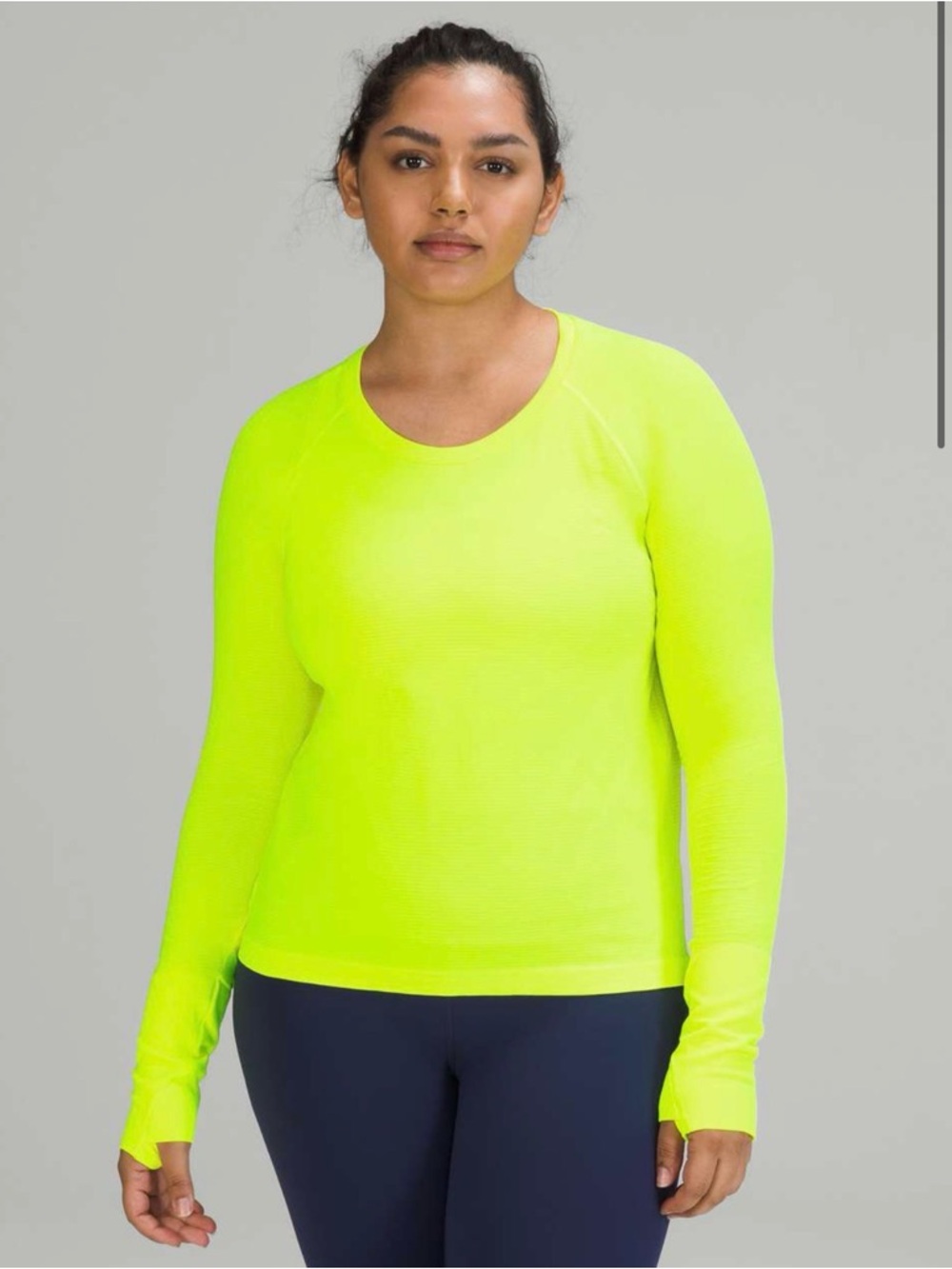 EUC! NEW Lululemon Swiftly Tech Long Sleeve 2.0 Race Length - Highlighter Yellow